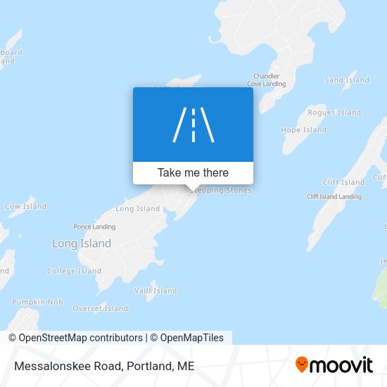 Messalonskee Road map