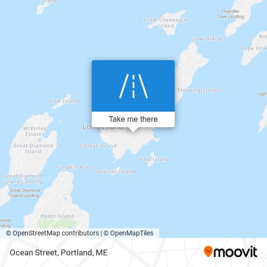 Ocean Street map