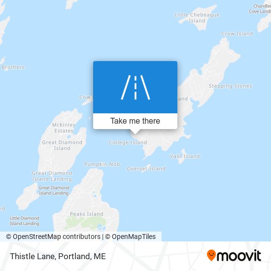 Thistle Lane map