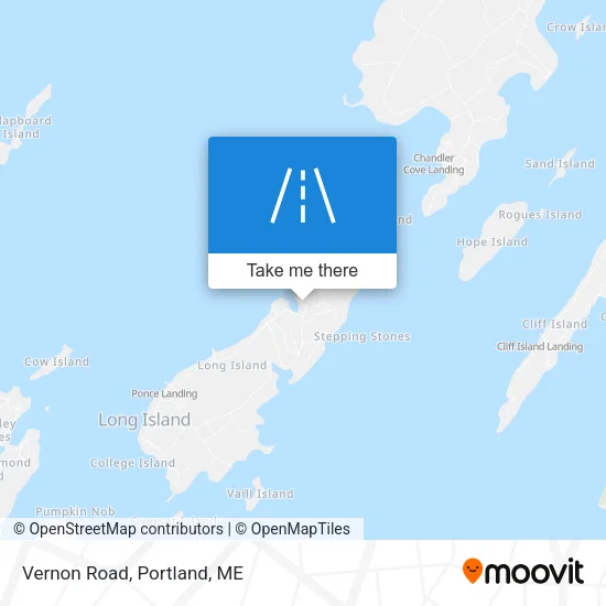 Vernon Road map
