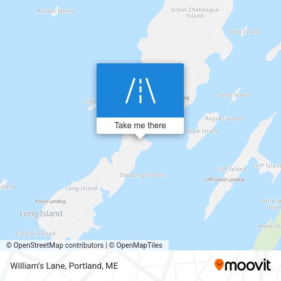 William's Lane map