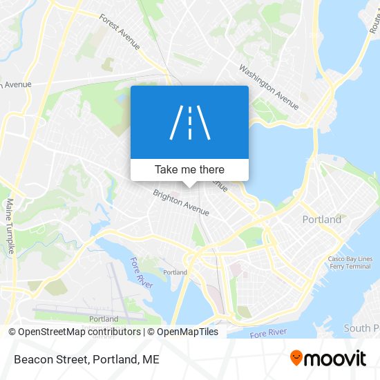 Mapa de Beacon Street