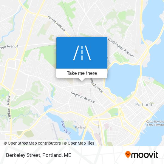 Berkeley Street map