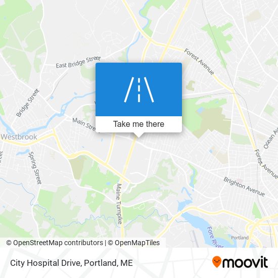 City Hospital Drive map