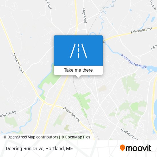 Mapa de Deering Run Drive