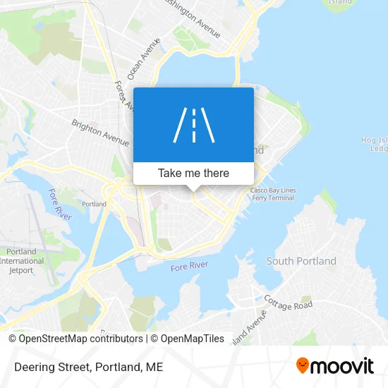 Deering Street map