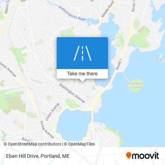 Mapa de Eben Hill Drive