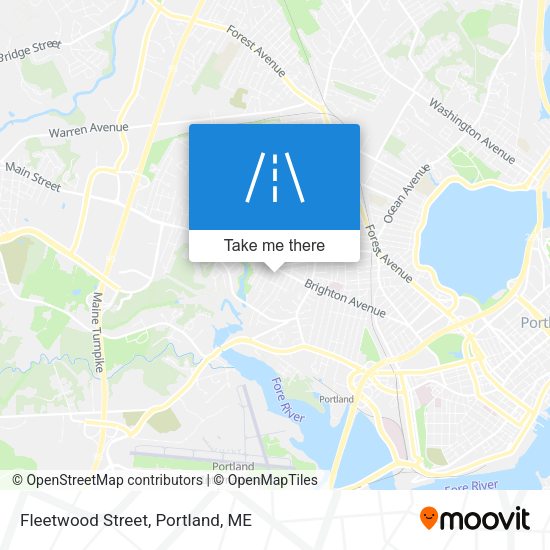 Mapa de Fleetwood Street
