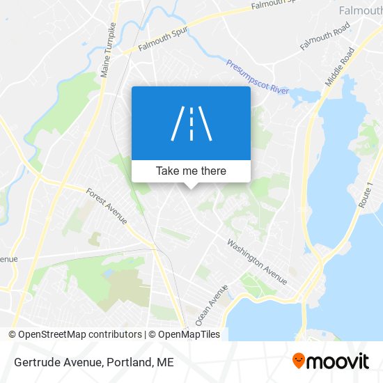 Mapa de Gertrude Avenue