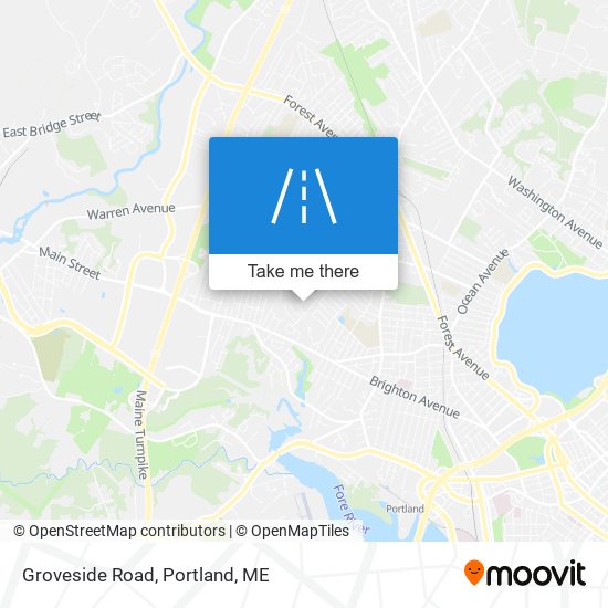 Mapa de Groveside Road