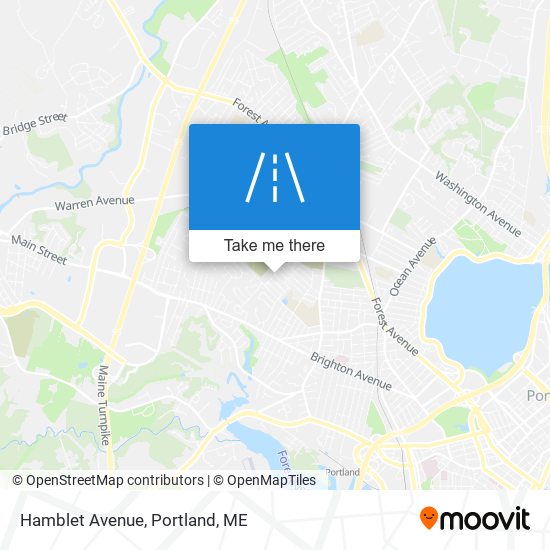 Hamblet Avenue map