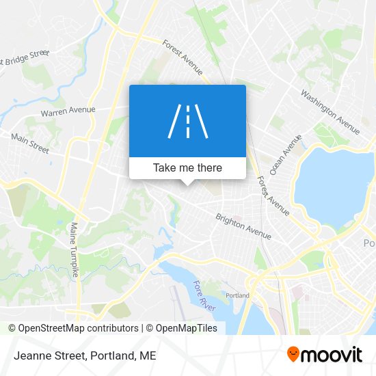 Mapa de Jeanne Street