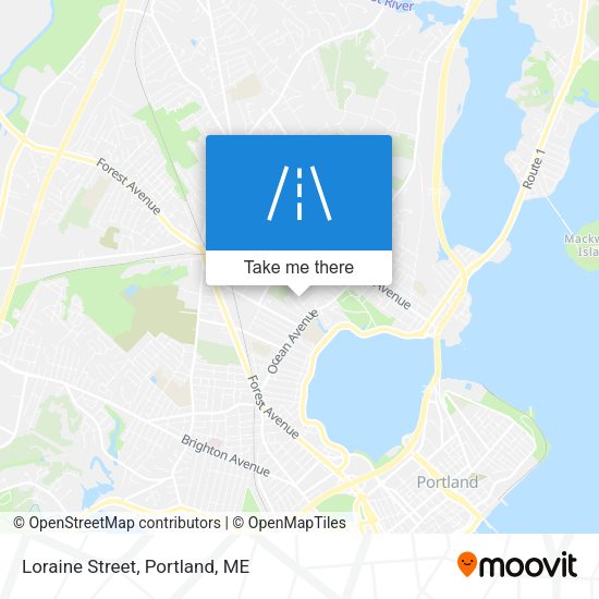 Loraine Street map