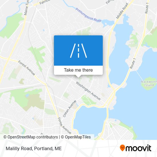 Mapa de Malilly Road