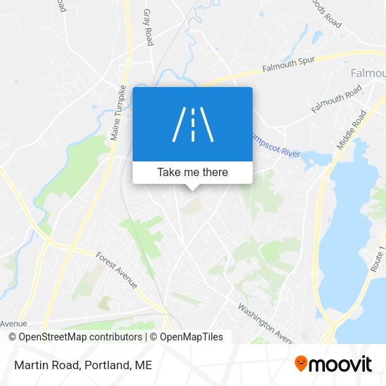 Mapa de Martin Road