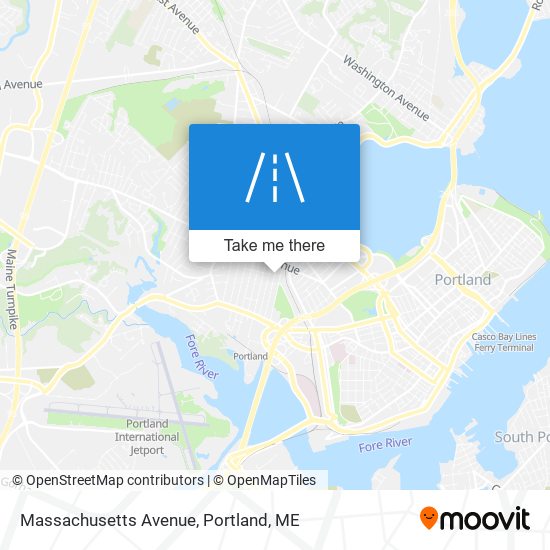 Mapa de Massachusetts Avenue