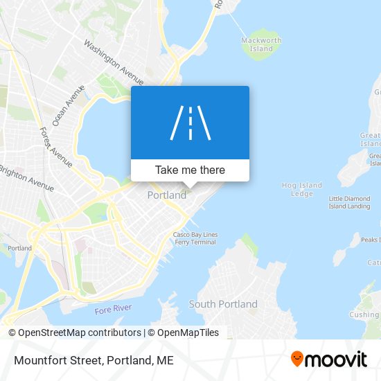 Mountfort Street map