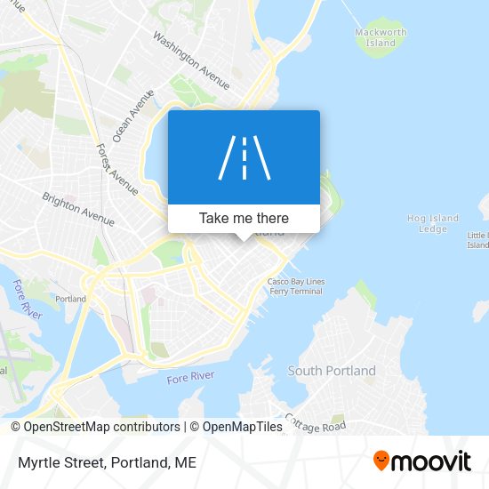 Mapa de Myrtle Street
