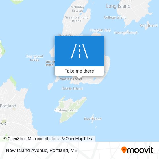 New Island Avenue map