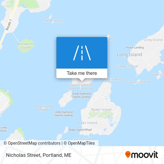 Mapa de Nicholas Street