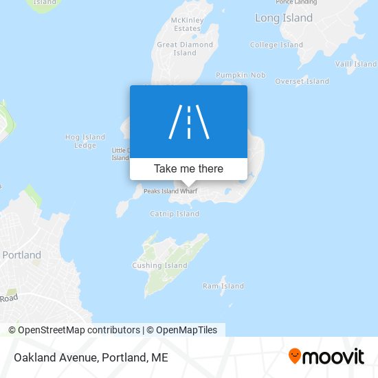 Oakland Avenue map