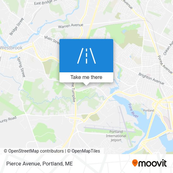 Mapa de Pierce Avenue