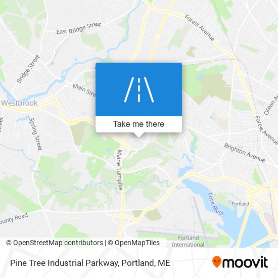 Mapa de Pine Tree Industrial Parkway