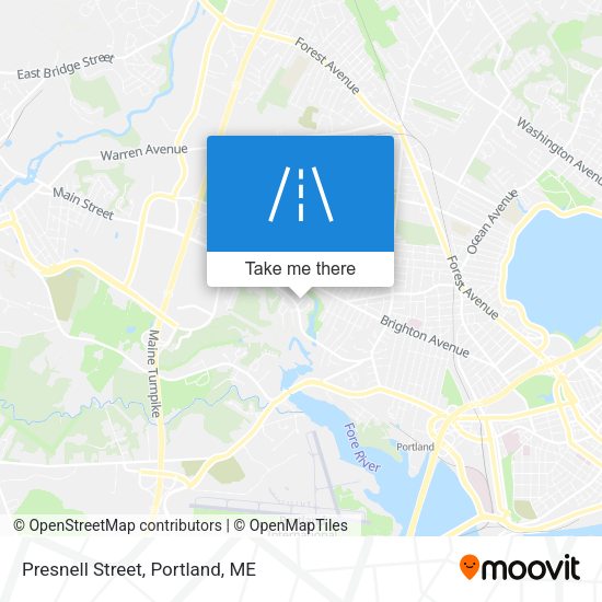 Mapa de Presnell Street