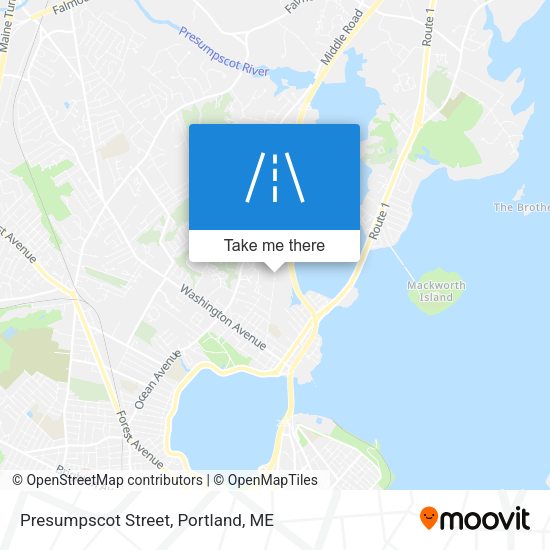 Mapa de Presumpscot Street