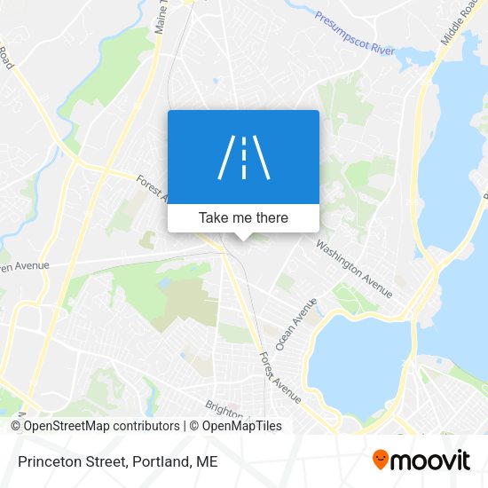 Mapa de Princeton Street