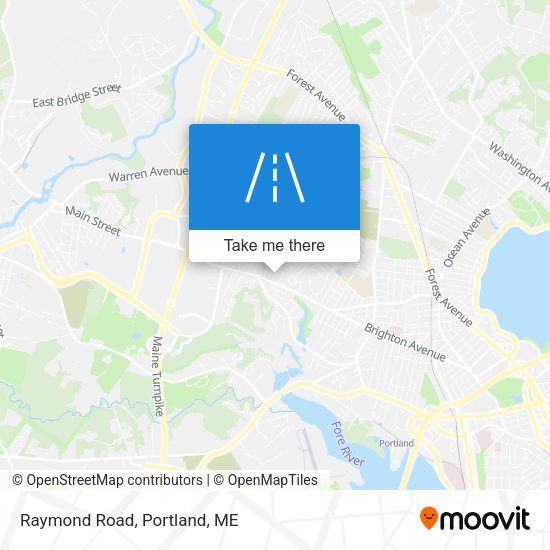 Mapa de Raymond Road