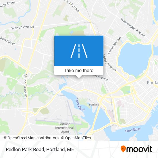 Redlon Park Road map