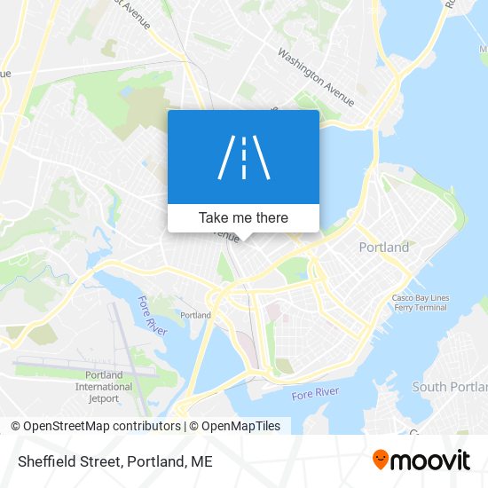 Sheffield Street map