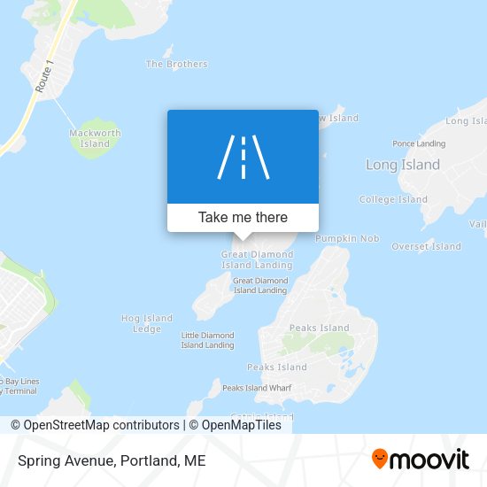 Mapa de Spring Avenue