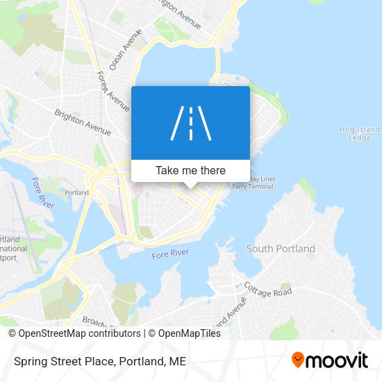 Mapa de Spring Street Place