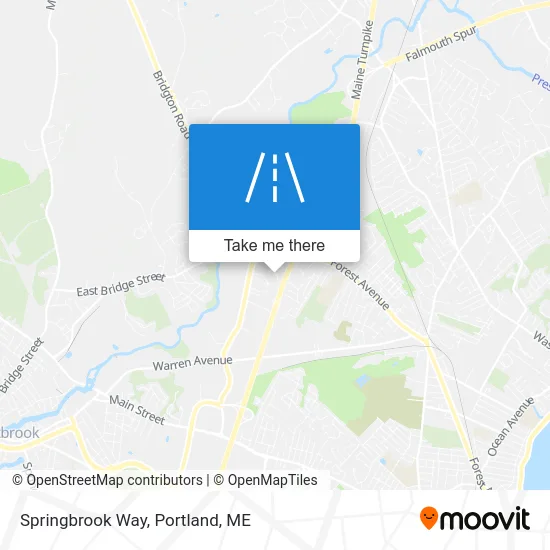 Springbrook Way map