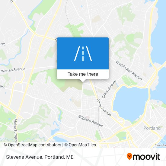 Mapa de Stevens Avenue