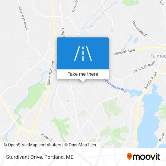 Mapa de Sturdivant Drive