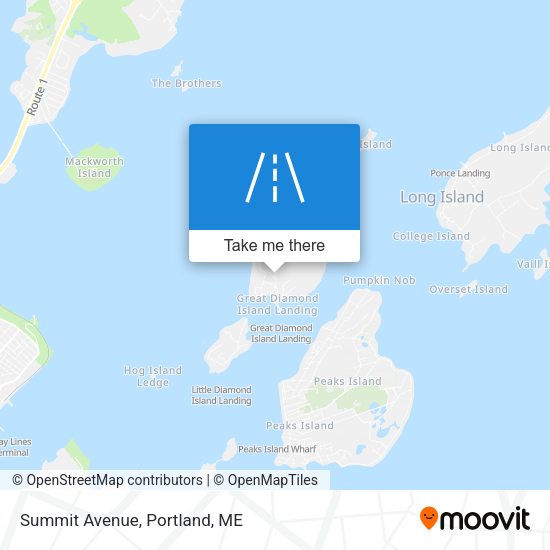 Mapa de Summit Avenue