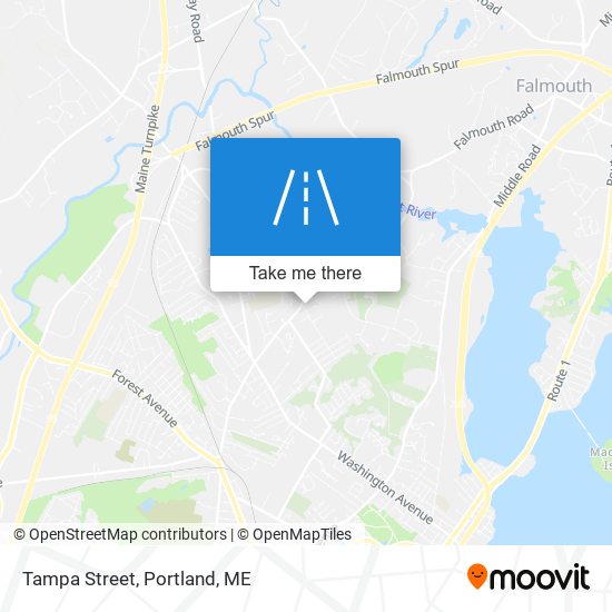 Tampa Street map