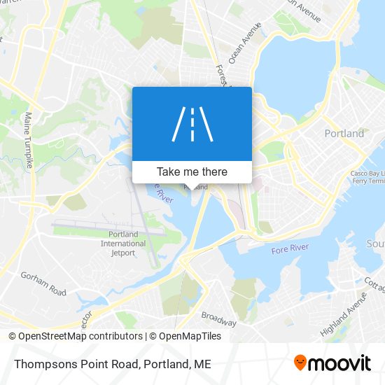 Mapa de Thompsons Point Road