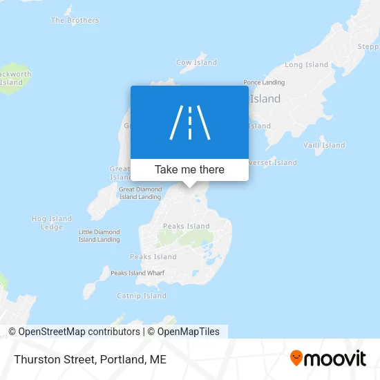 Thurston Street map