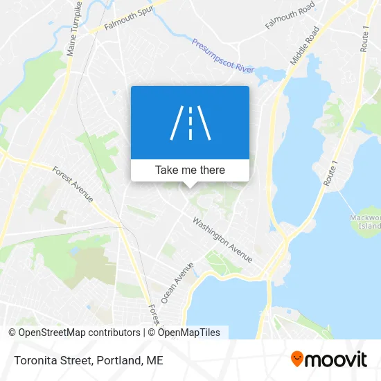 Toronita Street map