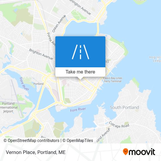 Mapa de Vernon Place
