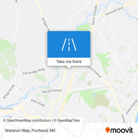 Waldron Way map