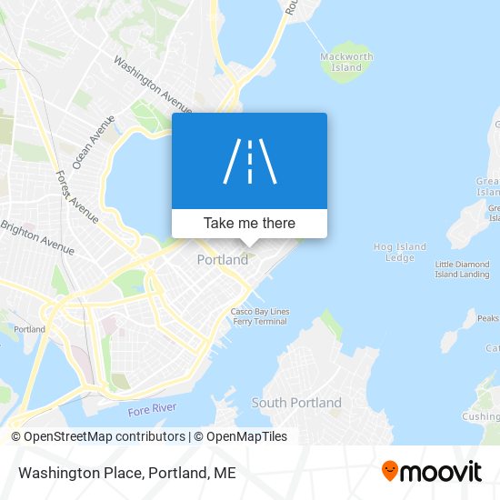 Washington Place map
