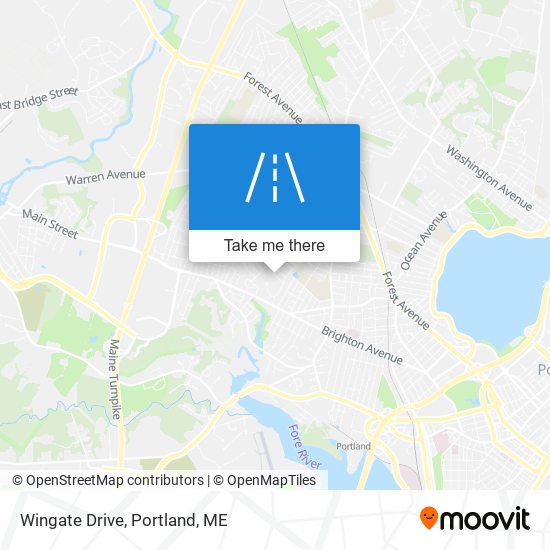 Wingate Drive map