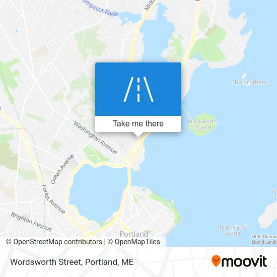Wordsworth Street map