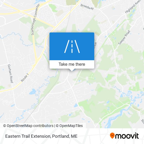 Eastern Trail Extension map