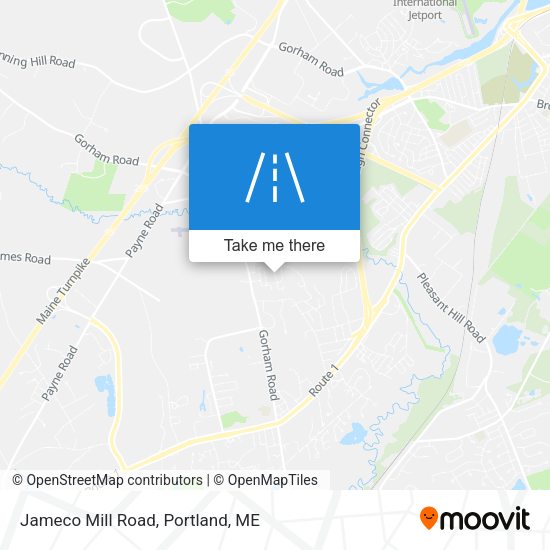 Mapa de Jameco Mill Road
